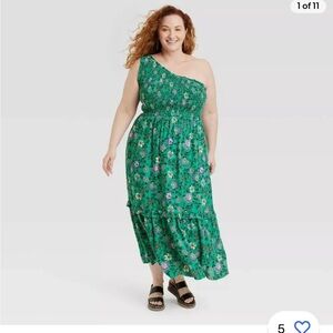 Knox Rose Women's Sleeveless One Shoulder A Line Dress - Small